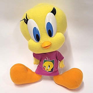Looney Tunes Collectibles - Tweety Bird Plush Wearing Tweety TShirt