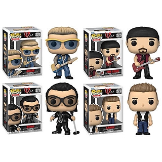 Rock and Roll Collectibles - U2 POP! Rocks Vinyl Figures Set of 4