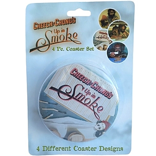 Movie Collectibles - Cheech & Chong - Up In Smoke Metal Coasters & Tin