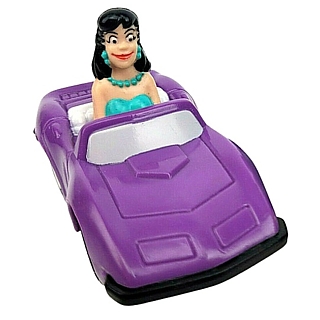Archies Comics Collectibles - Veronica in Pull-Back Racer Car - 1991 Burger King