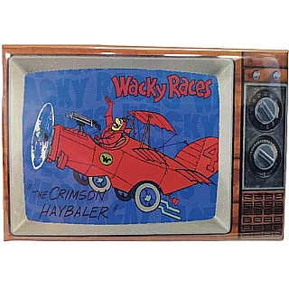 Hanna Barbera Collectibles - Wacky Races Metal TV Magnet - Crimson Haybaler
