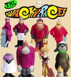 Hanna Barbera Collectibles - Wacky Races Limited Editiion Vinyl Figures of Penelope Pitstop, Peter Perfect, Red Max, Lil Gruesome, Big Gruesome, Lazy Luke, Blubber Bear and Rufus Ruffcutt