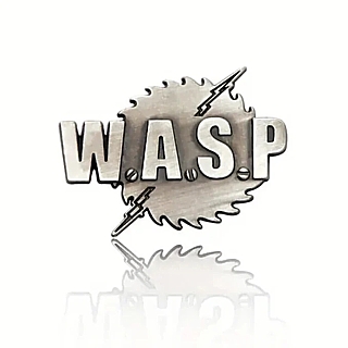 Rock and Metal Collectibles W.A.S.P. Saw Blade Logo Metal Lapel Pin / Tie Tack