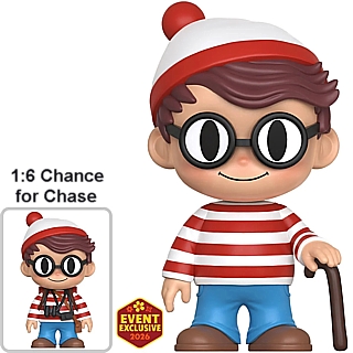 Cartoon and Book Characters Collectibles - Where's Waldo? PIX! Vinyl Figure by Thrill Joy - Chance of Chase - 2026 Convention Exclusive