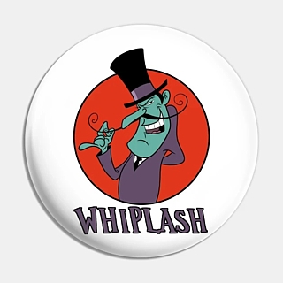 Saturday Morning Cartoons Collectibles - Snidely Whiplash Pinback Button