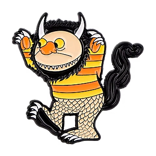 Children's Book and Movie Collectibles -Maurice Sendak's Where the Wild Things Are Carol Monster Metal Enamel Lapel Pin or Tie Tack