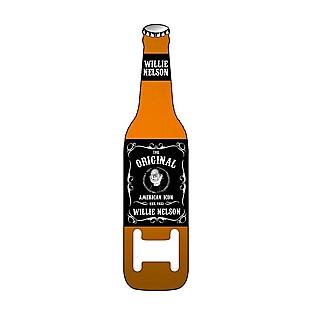 Country Music Collectibles - Willie Nelson Magnetic Bottle Opener