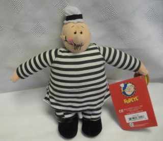 Popeye Collectibles - Convict Wimpy Jail Stuffed Plush Doll