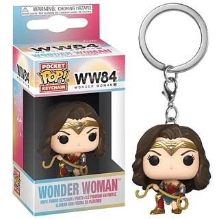 Super Hero Collectibles - WW84 Wonder Woman Lasso Keyring Funko Pocket POP! Keychain
