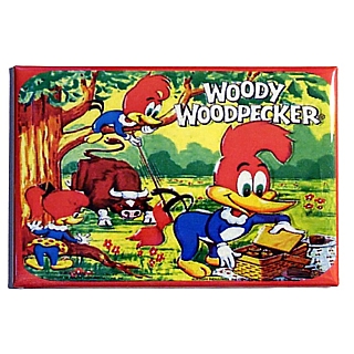 Cartoon Collectibles - Woody Woodpecker Metal Magnet