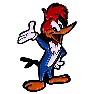 Classic Cartoons Collelctibles Woody Woodpecker Enamel Pin / Tie Tack