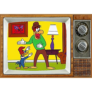 Woody Woodpecker Metal TV Magnet