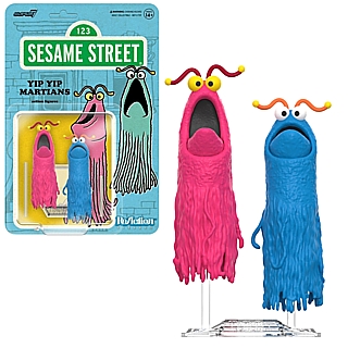 Classic Children's Television Collectibles Sesame Street Yip Yip Martians ReAction Figures