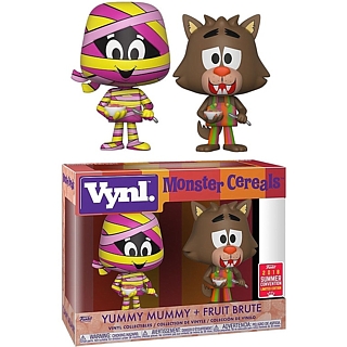 General Mills Cereal Collectibles - Monster Cereal Yummy Mummy and Fruit Brute Vynl - Vinyl Figures
