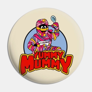 General Mills Monster Cereal Collectibles - Yummy Mummy Metal Pinback Button