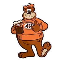 Advertising characters A and W Root Beer