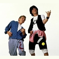 Television and Movie characters Bill and Ted's Excellent Adventure