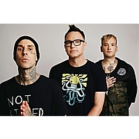 Music and Rock and Roll Collectibles blink-182 Mark Hoppus, Tom DeLonge and Travis Barker