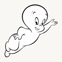 cartoon characters Casper the Friendly Ghost