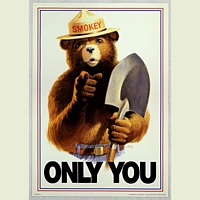 Advertising characters U.S. Forest Service Smokie the Bear