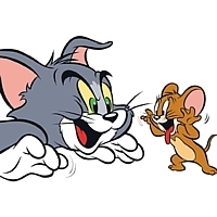 Cartoon characters Tom and Jerry