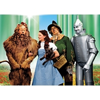 Movie characters Wizard Of Oz Dorothy Scarecrow Tin Man Cowardly Lion Wicked Witch Toto