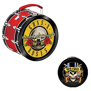 Rock and Roll Collectibles - Guns N Roses Drum Metal Tin Tote