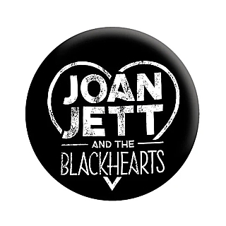 Rock and Roll Collectibles - Joan Jett and the Blackhearts Metal Pinback Button