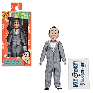 Pee-Wee's Playhouse Character Collectibles - Pee-Wee Herman Ben Cooper Costumed Kids Action Figure by NECA