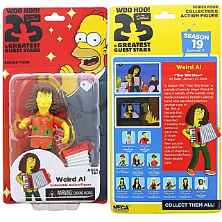 The Simpsons Collectibles - Weird Al Yankovich 25 of the Greatest Guest Stars by NECA